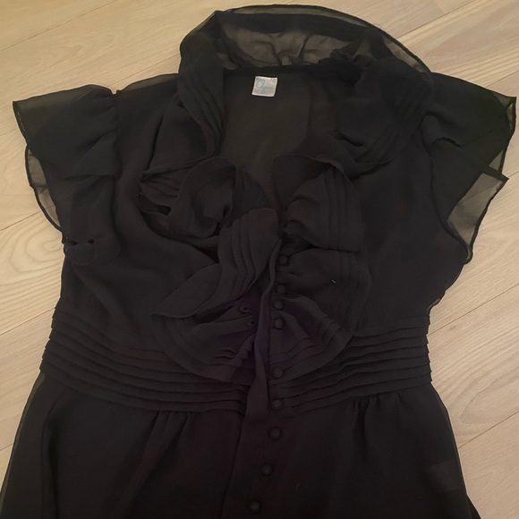 Ruffle button down - Picture 1 of 2